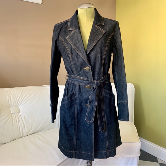 long jean coat